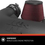 K&N Cold Air Intake Kit: High Performance, Guaranteed to Increase Horsepower: 50-State Legal: Fits 2007-2010 Chevy/GMC Heavy Duty (Silverado 2500/3500, Sierra 2500/3500) 6.6L V8 Diesel,57-3066