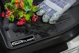 SMARTLINER Custom Fit Floor Mats 2 Row Liner Set Black for 2005-2011 Toyota Tacoma Double Cab (No Manuals)