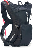 USWE Outlander 3L, Hydration Pack with 1,5L/ 50 oz Hydration Bladder, Black. Bounce Free