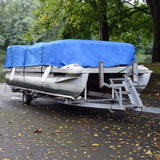 Budge P-1200-3 Denier Pontoon Covers Blue Size PT4: 24' to 28' Long Waterproof, Heavy Duty, UV Resistant