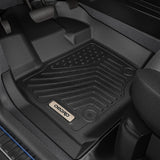 OEDRO Floor Mats and Cargo Liner Set Compatible with 2019-2022 Toyota RAV4 (No Hybrid Models), Unique Black TPE All-Weather Guard Includes 1st 2nd and 3rd Row and Full Set Liners