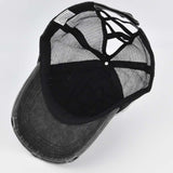Embroidery Distressed Baseball Cap
